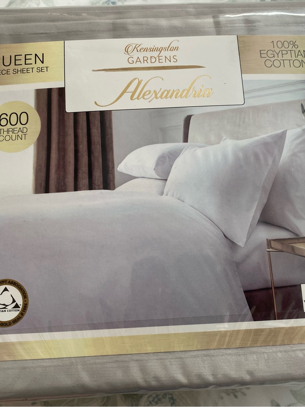 Kensingston Gardens Alexandria 100% Egyptians Cotton Queen Set